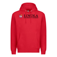 Red Loyola College Chicago Premium Hoodie - artisFamous