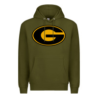 Army Green grambling tigers Premium Hoodie - artisFamous