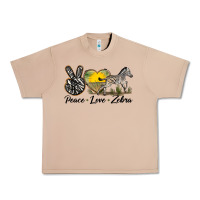 Burro peace love zebra Urban Heavy Tee - LillyAllenDesigns