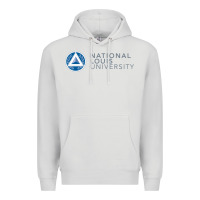 Dove Grey National Louis College Premium Hoodie - artisFamous
