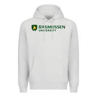 Dove Grey Rasmussen College Premium Hoodie - artisFamous