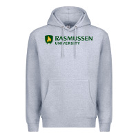 Heather Grey Rasmussen College Premium Hoodie - artisFamous