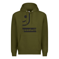 Army Green goodwill classic Premium Hoodie - artisFamous