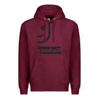 Burgundy goodwill classic Premium Hoodie - artisFamous