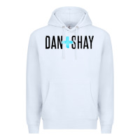 White dan+shay Premium Hoodie - artisFamous