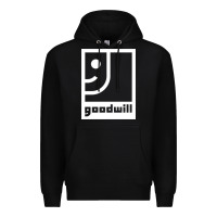 Black goodwill classic Premium Hoodie - artisFamous