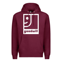 Burgundy goodwill classic Premium Hoodie - artisFamous