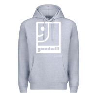 Heather Grey goodwill classic Premium Hoodie - artisFamous