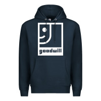 Navy goodwill classic Premium Hoodie - artisFamous