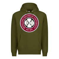 Army Green Rosalind Franklin College of Medicine and Science Premium Hoodie - artisFamous