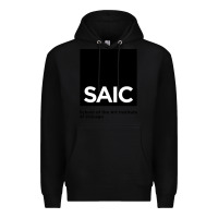 Black School of The Art Institute of Chicago College Premium Hoodie - artisFamous