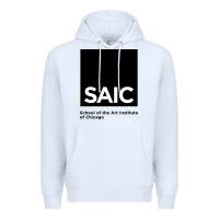 White School of The Art Institute of Chicago College Premium Hoodie - artisFamous