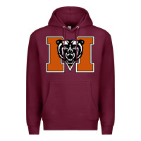 Burgundy mercer bears Premium Hoodie - artisFamous