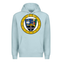 Blue Mist drew university Premium Hoodie - artisFamous