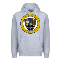 Heather Grey drew university Premium Hoodie - artisFamous