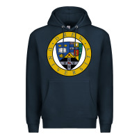 Navy drew university Premium Hoodie - artisFamous