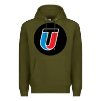 Army Green Universal Technical Institute College Premium Hoodie - artisFamous