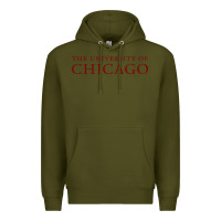 Army Green College of Chicago Premium Hoodie - artisFamous