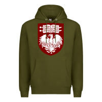Army Green College of Chicago Premium Hoodie - artisFamous