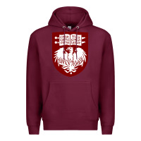 Burgundy College of Chicago Premium Hoodie - artisFamous