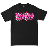 Black XOXO Valentines Premium Tee - CowhideDigitalArt