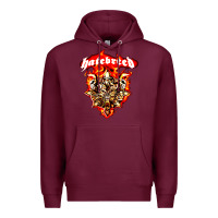 Burgundy hatebreed 3 Premium Hoodie - artisFamous