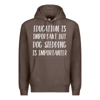 Coffee dog sledding is importanter Premium Hoodie - artisFamous