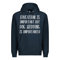 Navy dog sledding is importanter Premium Hoodie - artisFamous