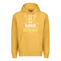 Mustard i raised a badass drummer Premium Hoodie - artisFamous