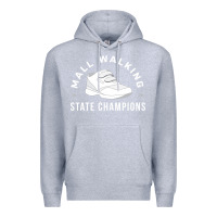 Heather Grey funny mall walking state champions Premium Hoodie - artisFamous