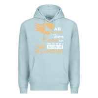 Blue Mist women are born in richmond Premium Hoodie - artisFamous