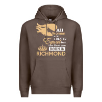 Coffee women are born in richmond Premium Hoodie - artisFamous