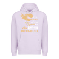 Lilac women are born in richmond Premium Hoodie - artisFamous