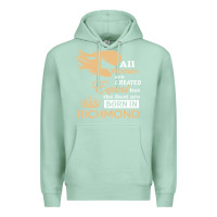 Seafoam women are born in richmond Premium Hoodie - artisFamous