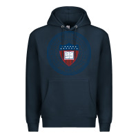 Navy howard university Premium Hoodie - artisFamous