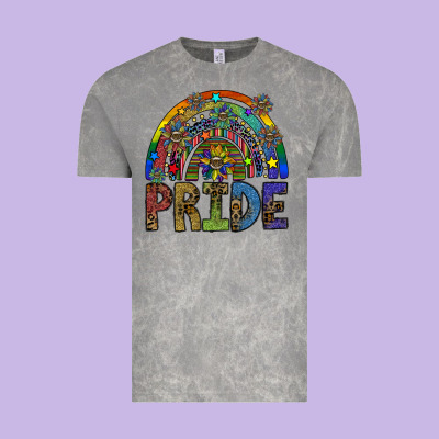 Pride Vintage Tee Designed By Sublimationcraftshop