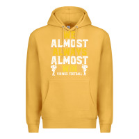 Mustard vikings we almost always almost win   funny sports Premium Hoodie - artisFamous