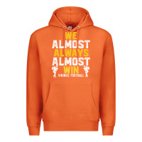 Carrot vikings we almost always almost win   funny sports Premium Hoodie - artisFamous