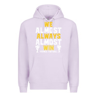 Lilac vikings we almost always almost win   funny sports Premium Hoodie - artisFamous