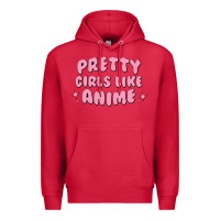 Cardinal Pretty Girls Like Anime Premium Hoodie - artisFamous