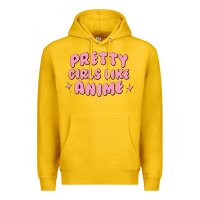 Lemon Pretty Girls Like Anime Premium Hoodie - artisFamous