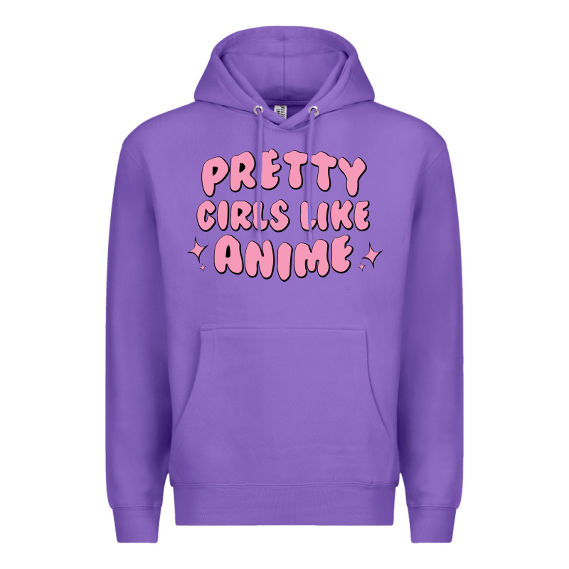 Pretty Girls Like Anime Premium Hoodie by artisFamous | Teevron