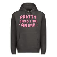 Smoke Pretty Girls Like Anime Premium Hoodie - artisFamous