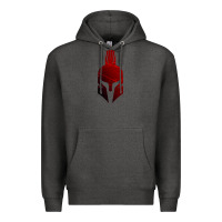 Charcoal Heather Spartan Premium Hoodie - artisFamous
