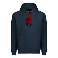 Navy Spartan Premium Hoodie - artisFamous