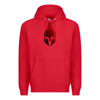 Red Spartan Premium Hoodie - artisFamous