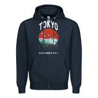 Navy Tokyo Zipper Hoodie - Bettercallsaul