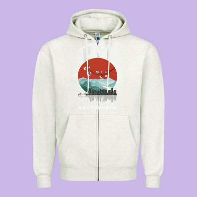 Tokyo Zipper Hoodie Designed By Bettercallsaul