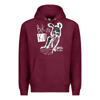 Burgundy bikini kill Premium Hoodie - artisFamous