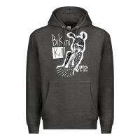 Charcoal Heather bikini kill Premium Hoodie - artisFamous